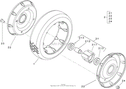 WHEEL AND TIRE ASSEMBLY NO. 100-2870