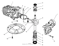 CRANKSHAFT ASSEMBLY (MODEL NO. 47PT6-3)