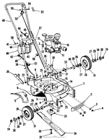 21&quot; WHIRLWIND HEVI-DUTY HAND PROPELLED MOWER PARTS LIST