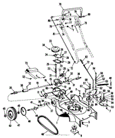 21&quot; WHIRLWIND HEVI-DUTY SELF PROPELLED MOWER PARTS LIST