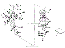 CARBURETOR MODEL NO. 631115