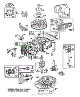 ENGINE MODEL NO. 124702-0136-01