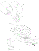 DECK AND GRASS BAG ASSEMBLY