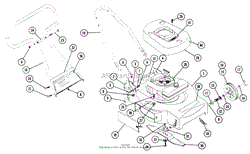 PARTS LIST FOR REO MOWER-CHALLENGER MODEL LS-1827