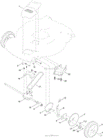 FRONT WHEEL HEIGHT-OF-CUT ASSEMBLY