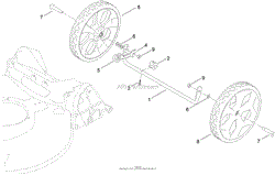 REAR WHEEL ASSEMBLY