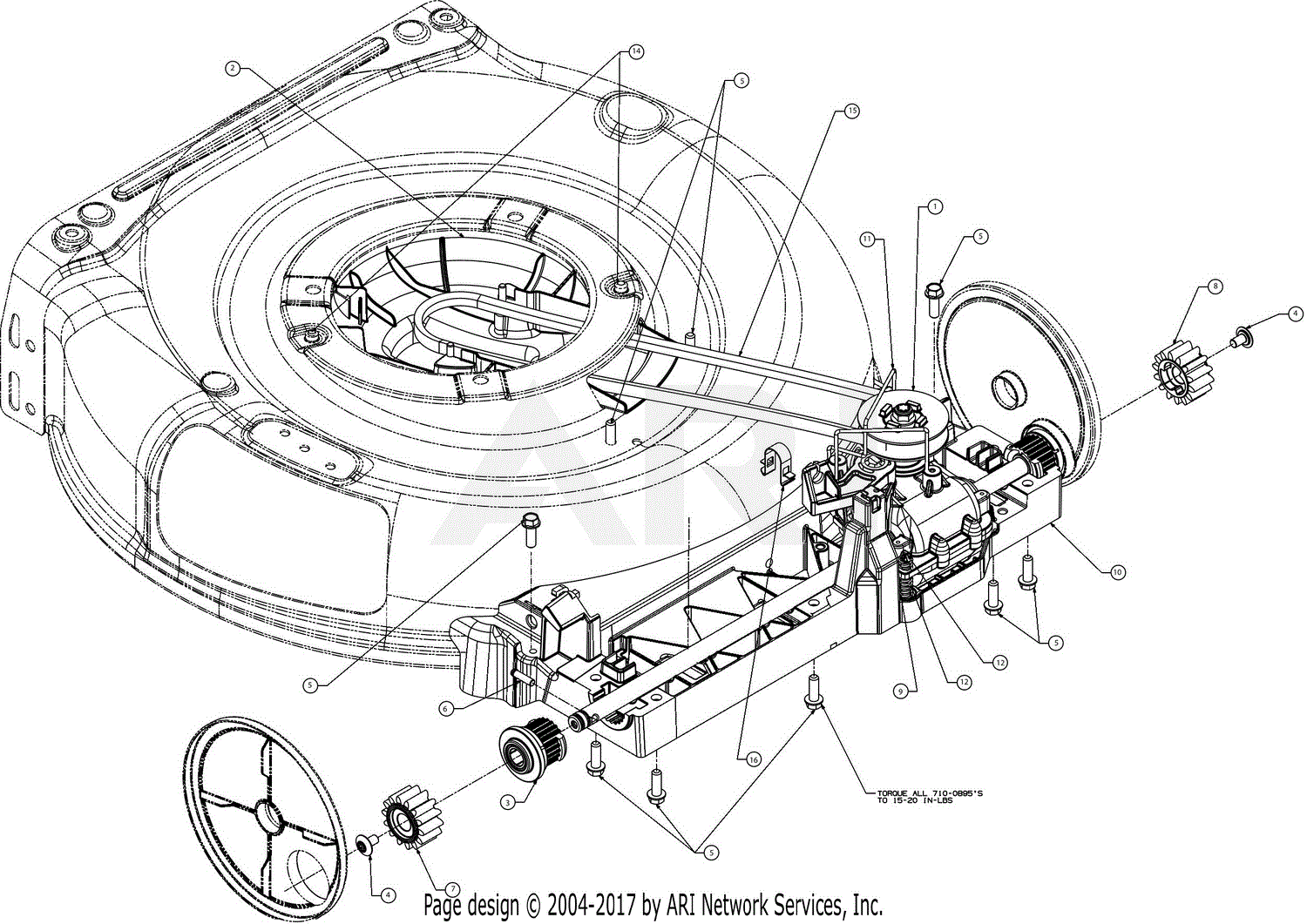 Troy Bilt 12AVB2A3766 TB 230 (2017) Parts Diagrams