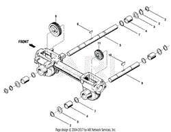 Wheel and Tiller Shafts