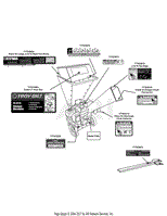 CS 4325 Chipper Shredder Label Map