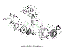 370-SUC Starter Assembly &amp; Blower Housing