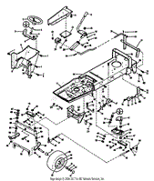 FRAME, LIFT &amp; STEERING ASSEMBLY