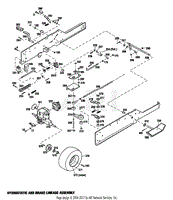 HYDROSTATIC CONTROL &amp; BRAKE LINKAGE