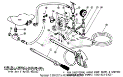 SPRAY GUN, PUMP, HOSE ASSEMBLY