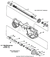 MAIN DRIVE SHAFT &amp; GEAR ASSEMBLIES