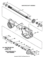 MAIN DRIVE SHAFT &amp; GEAR ASSEMBLY