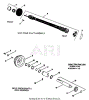 MAIN DRIVE SHAFT &amp; GEAR ASSEMBLIES