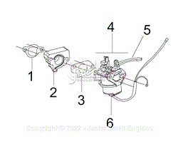 Parts List - 1 Carburetor