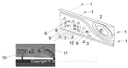 Parts List - 3 Control Panel (Prior to 2013)