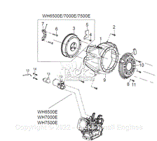 Parts List - 2 Recoil Starter