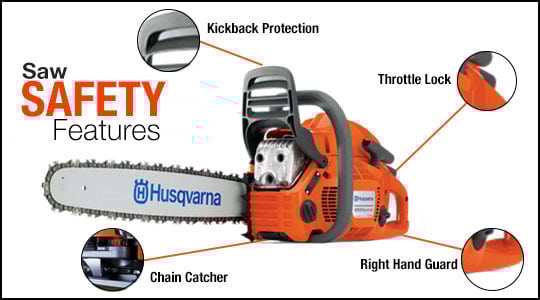 Chainsaw Safety Features