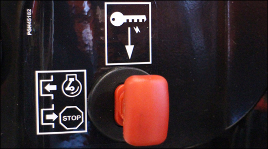 Insert the Safety Ignition Key