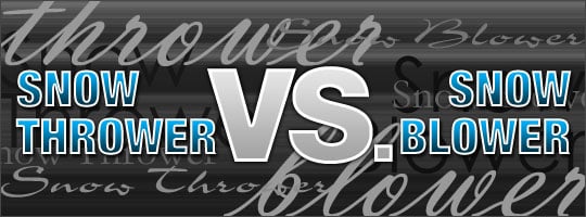 Snow thrower vs. Snow Blower: Which one is right?