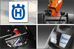 Husqvarna snow blowers have many ergonomic features