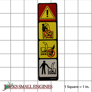 Rotating Danger Decal 08000519