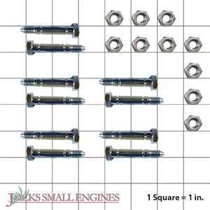 SHEAR PINS & NUTS (10-PACK) 780011