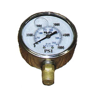 1/4" MPT Stainless Steel 3000 PSI Pressure Gauge 2426