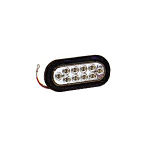 6.5" Oval Clear LED Back-Up Light 5626310