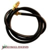 GAS HOSE W/ 2 BRASS FITTINGS