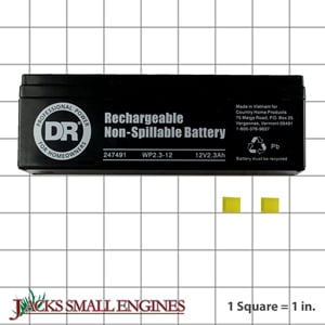 247491 BATTERY 2.3AH 12V (No Longer Available)