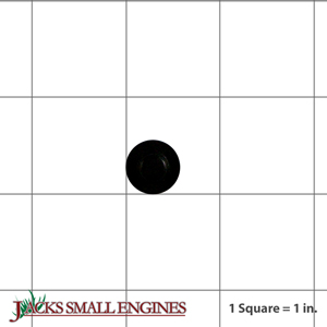 1/4 Diameter Stud Capped Black Push Pal Nut 704066