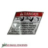 Danger Decal