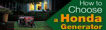 How to Choose a Honda Generator