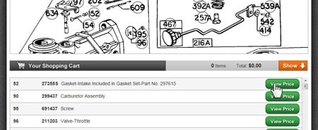 Jacks Small Engines Parts List