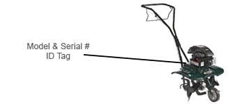 MTD Tiller Model Locator