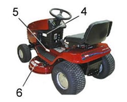 Toro Riding Mower / Tractor Model Locator