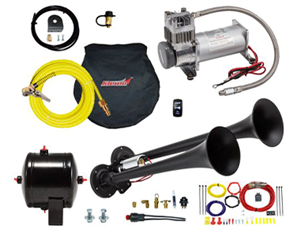 ProBlaster™ black compact dual air horn system - 102-1/6350RC HKUTV