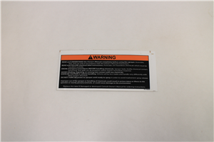 DECAL SPRAYER WARNING 799008