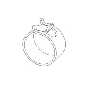 03278800 CLAMP, FUEL LINE