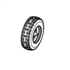 TIRE/WHEEL 13X4.10 6