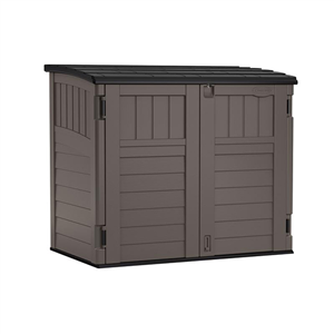 4 ft. x 2 ft. Plastic Horizontal Storage Shed with Floor Kit BMS2500SB