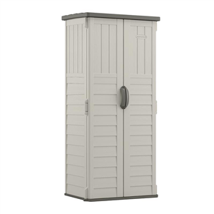 2 ft. x 2 ft. Plastic Vertical Storage Shed with Floor Kit BMS1250