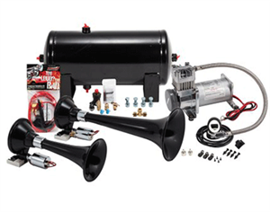 ProBlaster™ black ABS dual train horn system - 220/6275RC HK5
