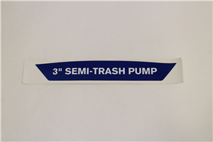 Semi Trash Pump Decal 795335