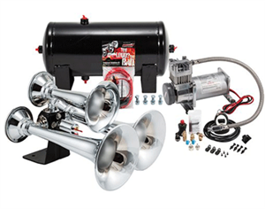 ProBlaster™ chrome ABS triple train horn system - 500/6275RC HK6