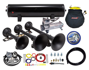 ProBlaster™ black triple train horn system - 730/6450RC and 3-gal tank HK9Slimline