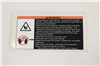 Decal Log Splitter Warning LS